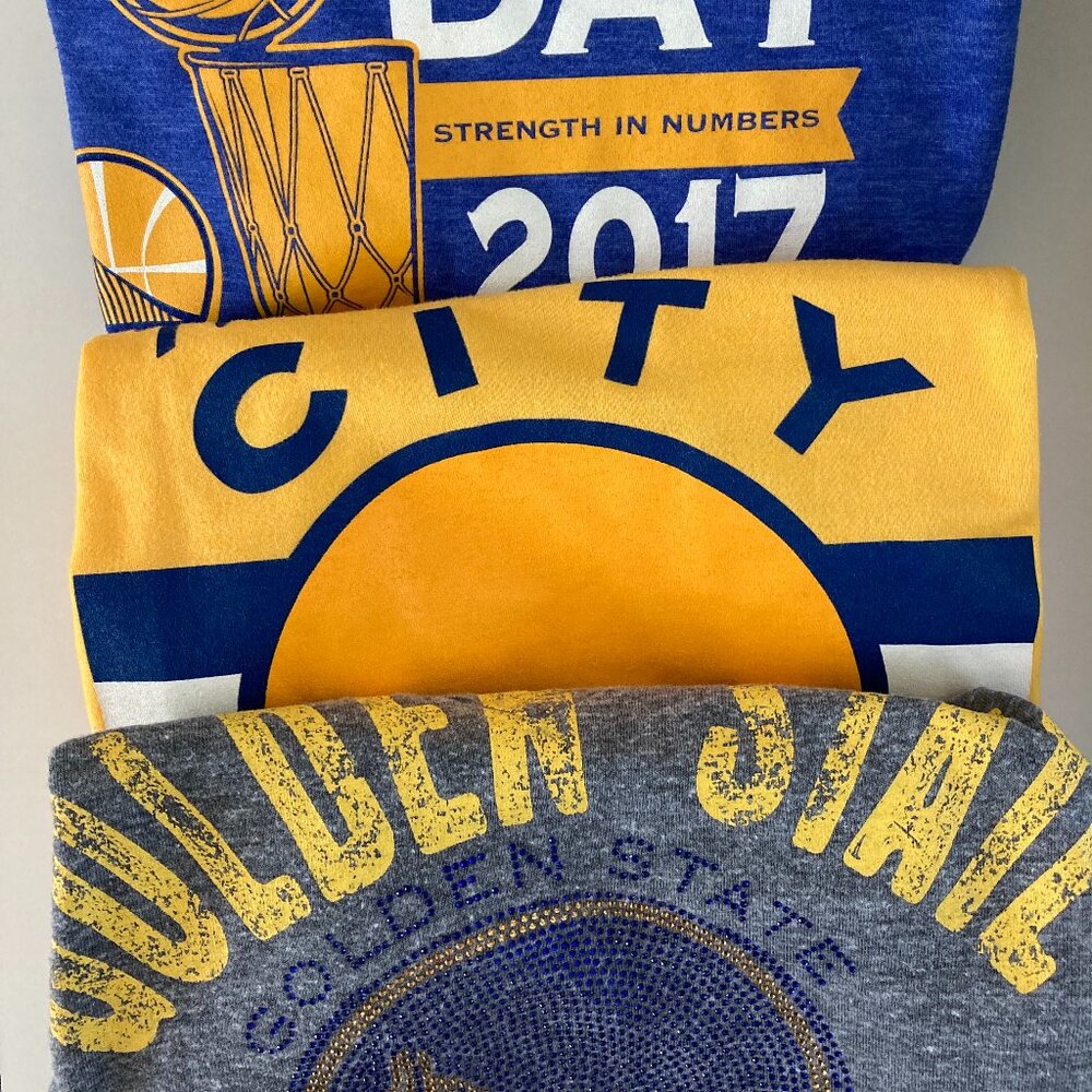 Golden State Warriors women's tops 3 pack deal